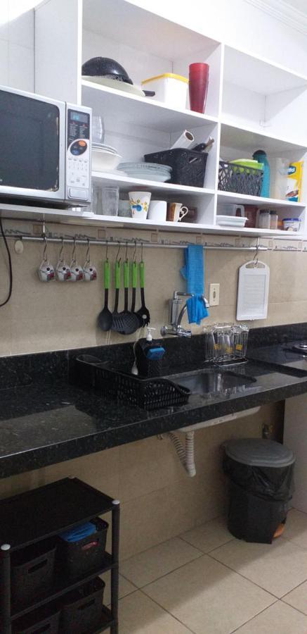 Apartamento No Canto Do Forte, Wi-Fi, Estacionamento Gratuito E Churrasqueira Прая-Гранді Екстер'єр фото