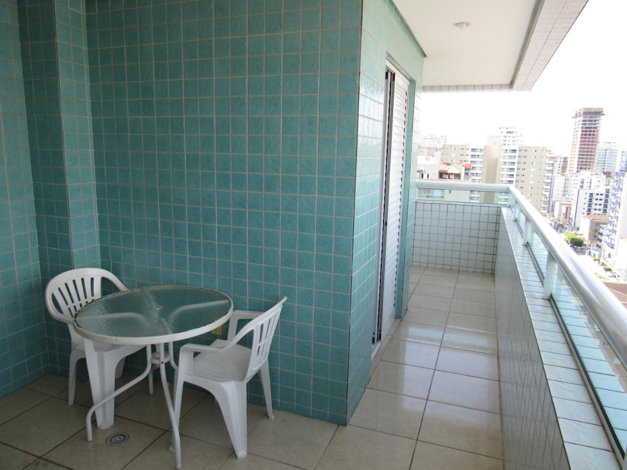 Apartamento No Canto Do Forte, Wi-Fi, Estacionamento Gratuito E Churrasqueira Прая-Гранді Екстер'єр фото