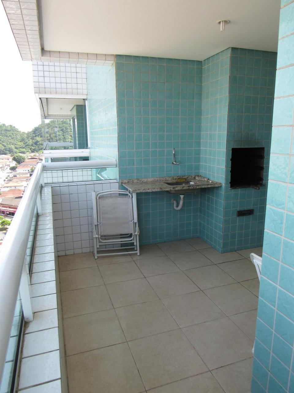 Apartamento No Canto Do Forte, Wi-Fi, Estacionamento Gratuito E Churrasqueira Прая-Гранді Екстер'єр фото